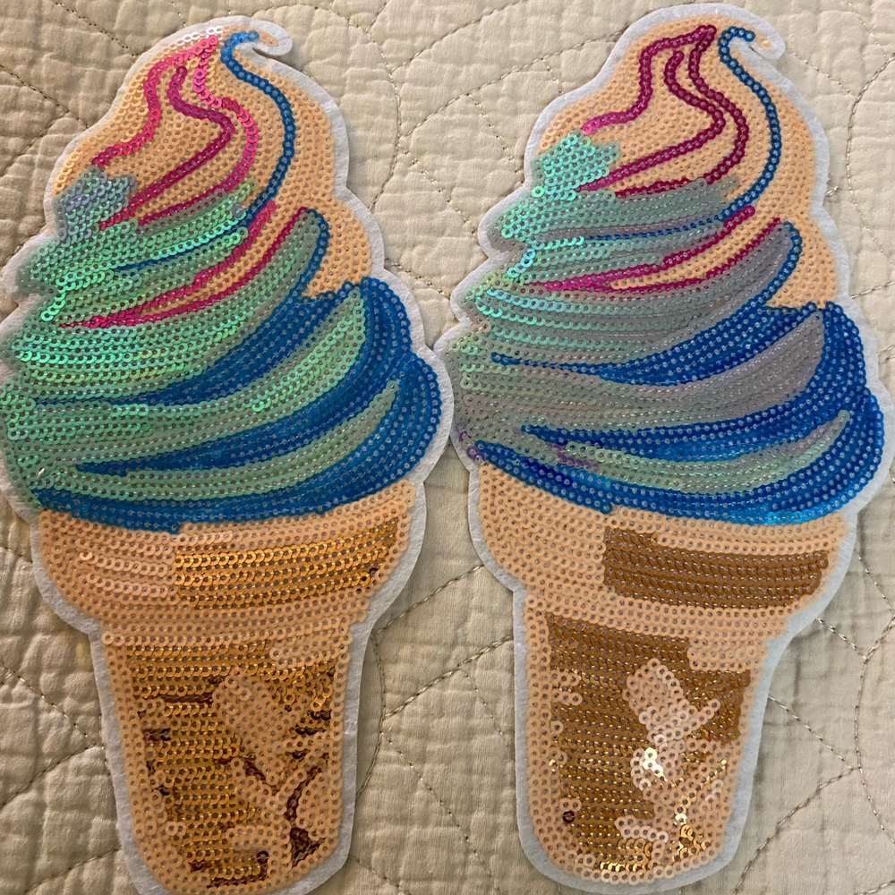 Set of Ice Cream Patches NEW
